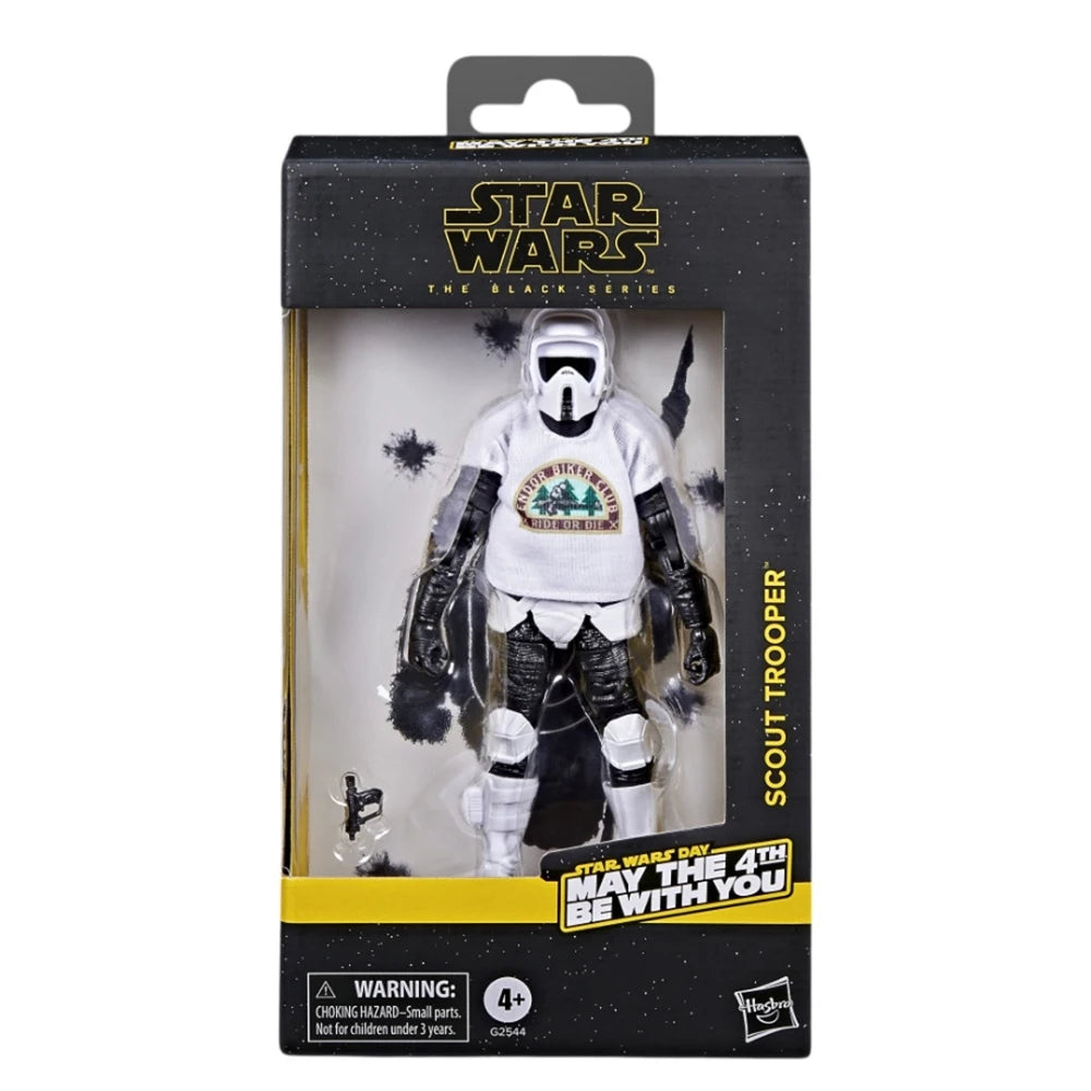 [In-Stock] Hasbro Star Wars The Black Series Scout Trooper (May the 4th Be With You) 15cm Action Figure Model Gift Toys
