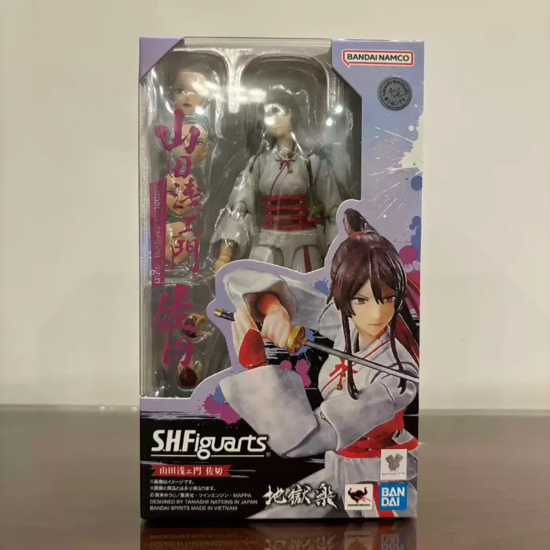 Bandai Original SHF Hell's Paradise Gabimaru The Hollow Sagiri Yamada Asaemon Yuzuriha Anime Action Figure Model Toy Boys Gift