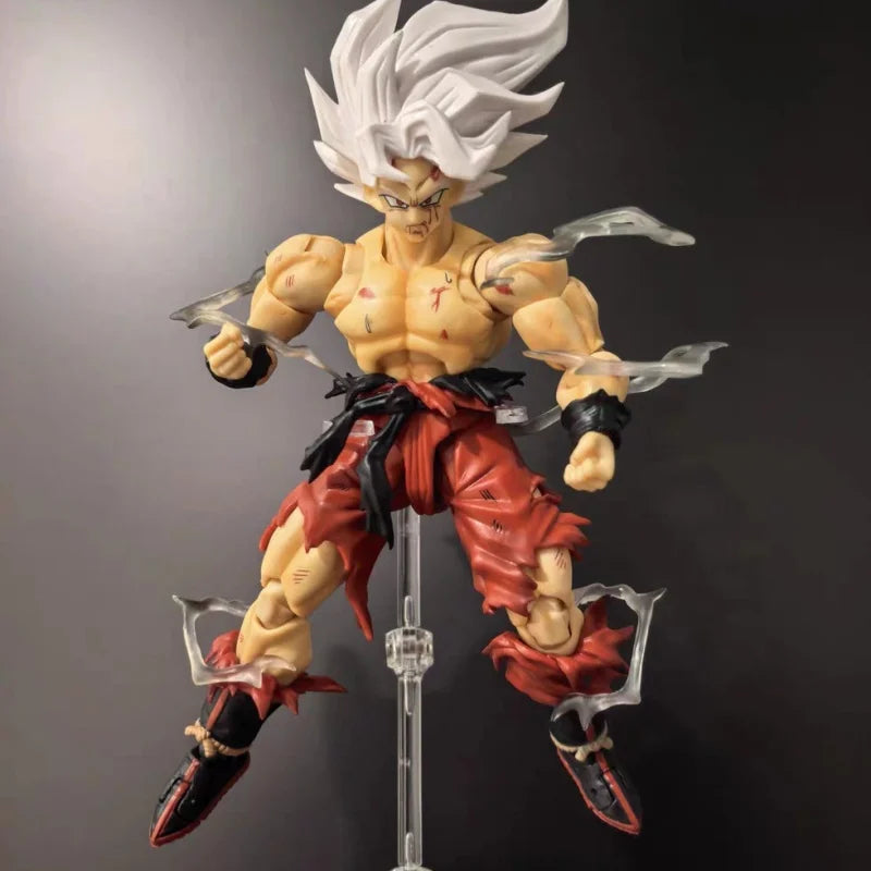Nan&T Shf Battle Weekly Goku Dragon Ball Z 1/12 Scale Action Figure Model Toys Anime Figurals Brinquedos Birthday Gift