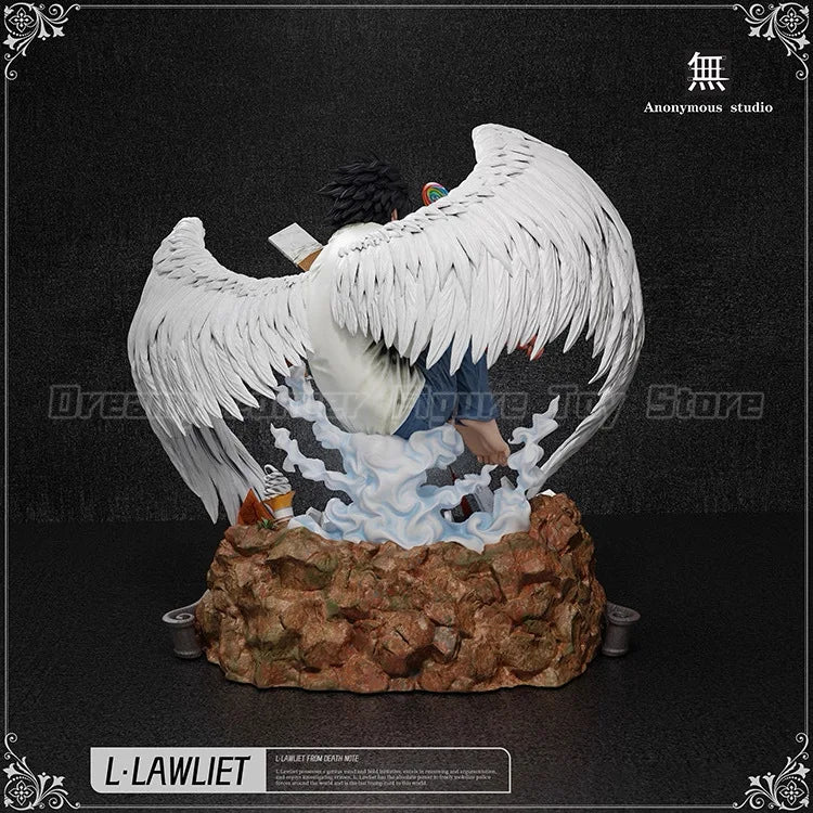 【In Stock】Anonymous Studio DEATH NOTE L.LAWLIET White Wing Ver GK Figure Gift