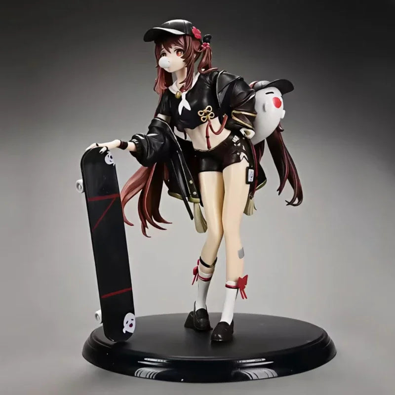 Mobile Game Furina Anime Ganyu Beautiful Girl Genshin Impact Figures Hu Tao Action Figure PVC Collection Birthday Decoration Toy