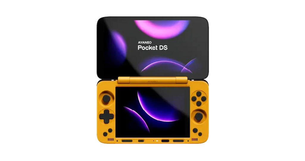 Pocket DS Game Console 7" 1080P 165Hz OLED Screen 8000mAh Portable Android Handheld Console Dual Screen Flip Game Machine