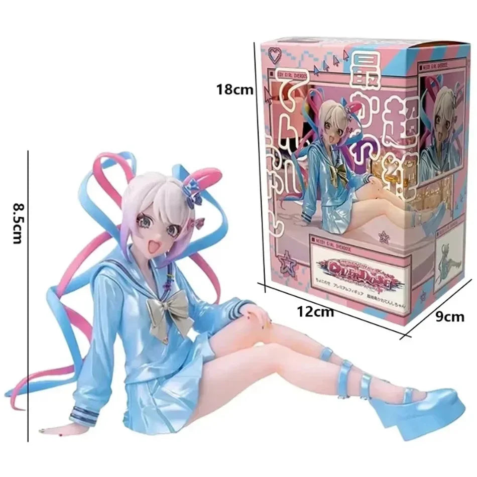 Aixlan NEEDY GIRL OVERDOSE Figur Rain KAnge PVC Actionfigur Amine Adult Anime Girl Statue Sammlerfigur Spielzeug Geschenk