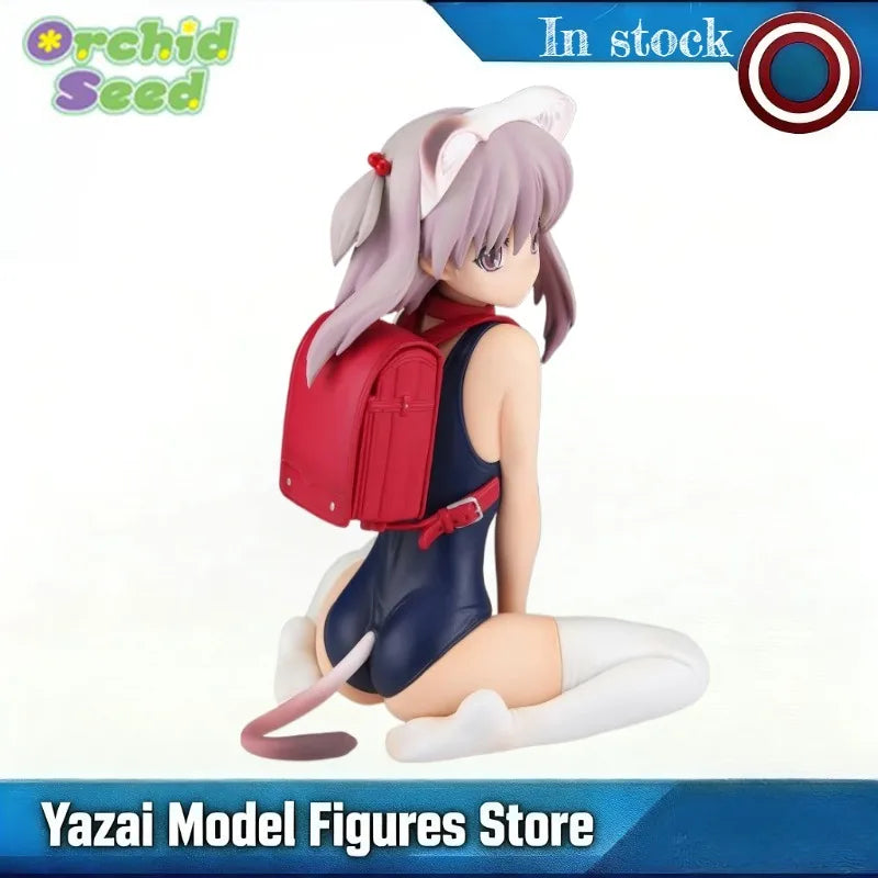 In Stock Original Orchid Seed ToHeart2 Nanako Navy Blue School Swimsuit 10cm PVC Anime Figure Toy Gift Ornament