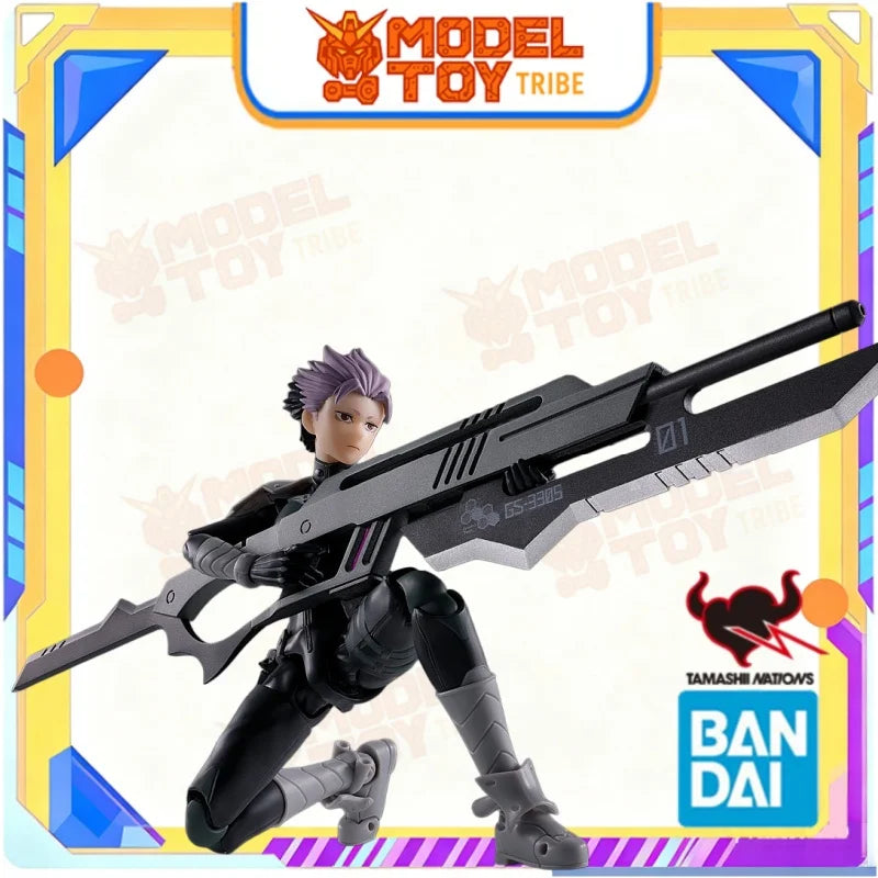 In Stock Japan Bandai Original Anime TAMASHII NATIONS 1/12 SHF Gen Narumi (Kaiju No. eight) Action Figure Model Toy Gift for kid