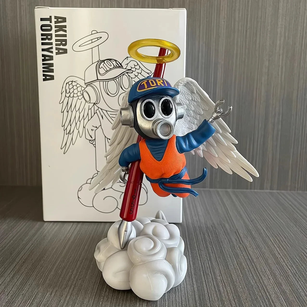 Dragon Ball Goodbye Angel Akira Toriyama Gedenk-GK-Anime-Figur Resonanzstatue Benutzerdefiniertes Desktop-Dekor-Spielzeug Überraschungsgeschenk
