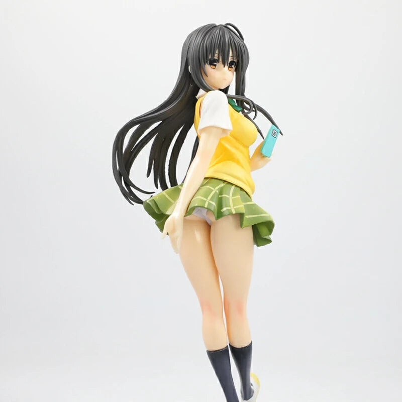 23.5cm Kotegawa Yui Anime Figure Kawaii Girl Figurine Model Doll Collect Desktop Decor Chassis Ornament Toys Otaku Surprise Gift