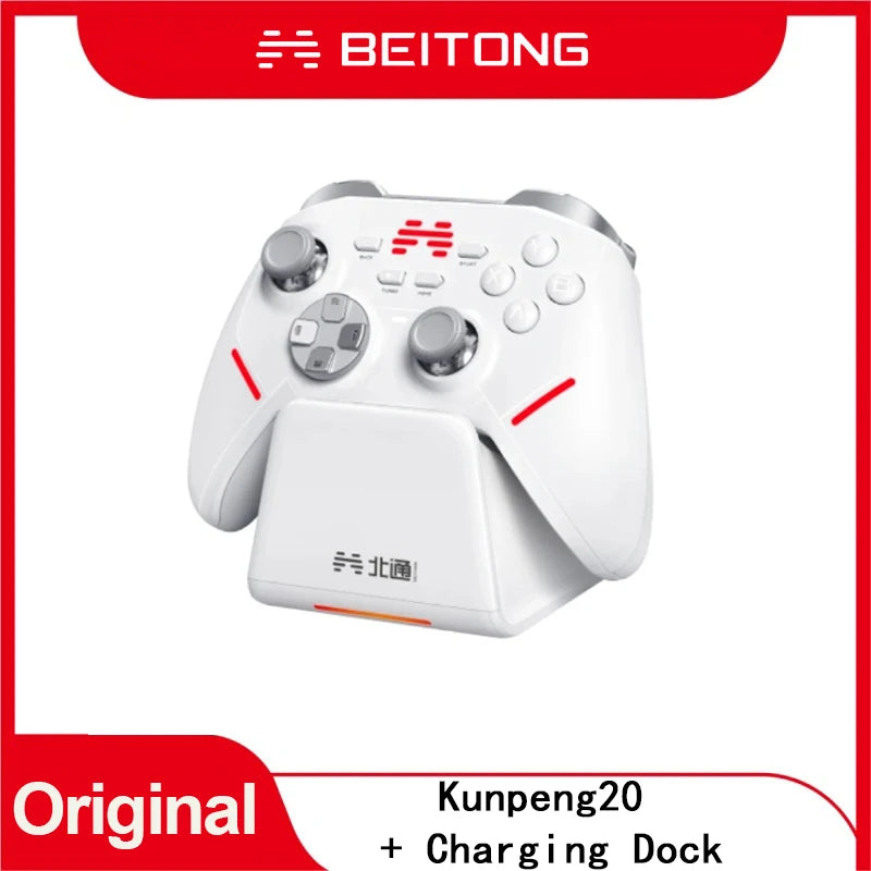 BEITONG KP20 Wireless Gamepad with TMR Joysticks Hall Triggers for PC Switch iOS Android Bluetooth Controller