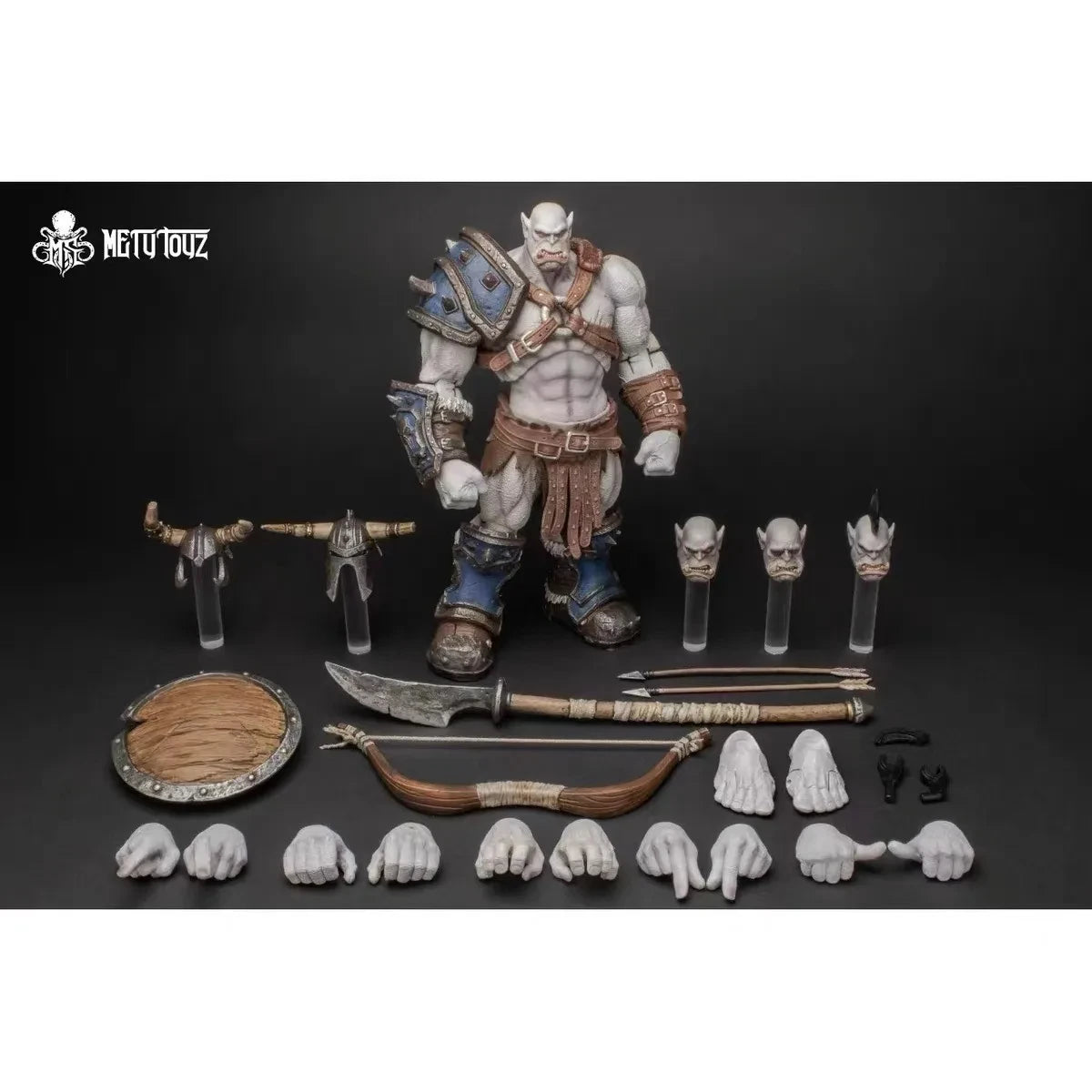 Metytoyz Limited Adventurer World Orc Ork Captain Kagas Bounty Hunter Bloody Hands Morlock Soldier Action Figure Special Edition