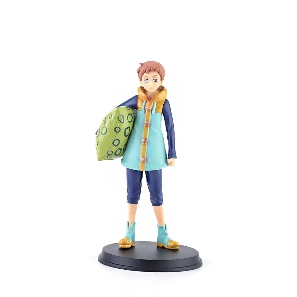 16CM Седемте смъртни гряха Фигура Мелиодас Кинг Изправен Анимационен Модел Подаръчна Кукла Колекция Декорация PVC