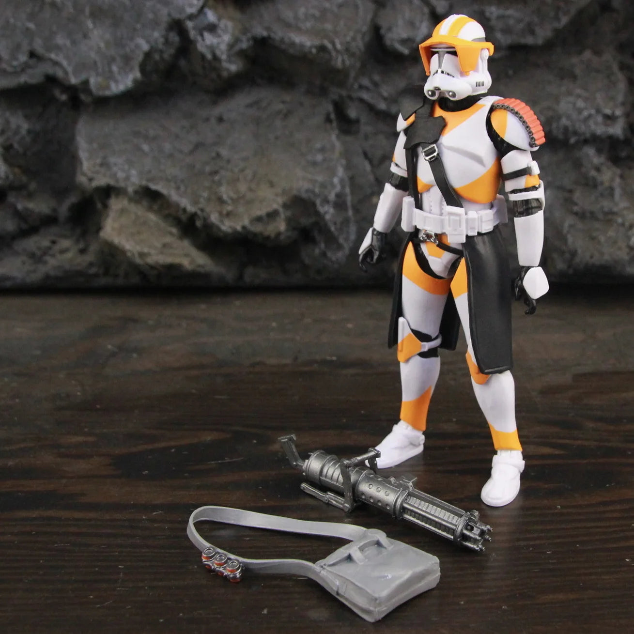 New Body- Star Wars 212th Attack Battalion Heavy Weapons 501st Legion Phase I P1 Trooper With Bag 6" Action Figure Clone Toys