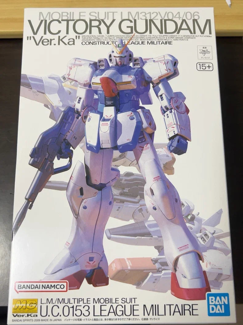 Bandai Genuine MG 1/100 V Gundam Card Version VICTORY GUNDAM Ver.Ka Assembled Model Gift Collection Hobby