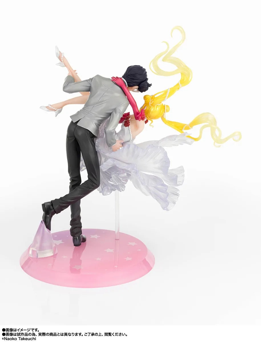 In Stock Genuine BANDAI Figuarts Zero Chouette Sailor Moon Moonlight Glow Edition Rabbit Tuxedo Mask Figure Anime Action Model