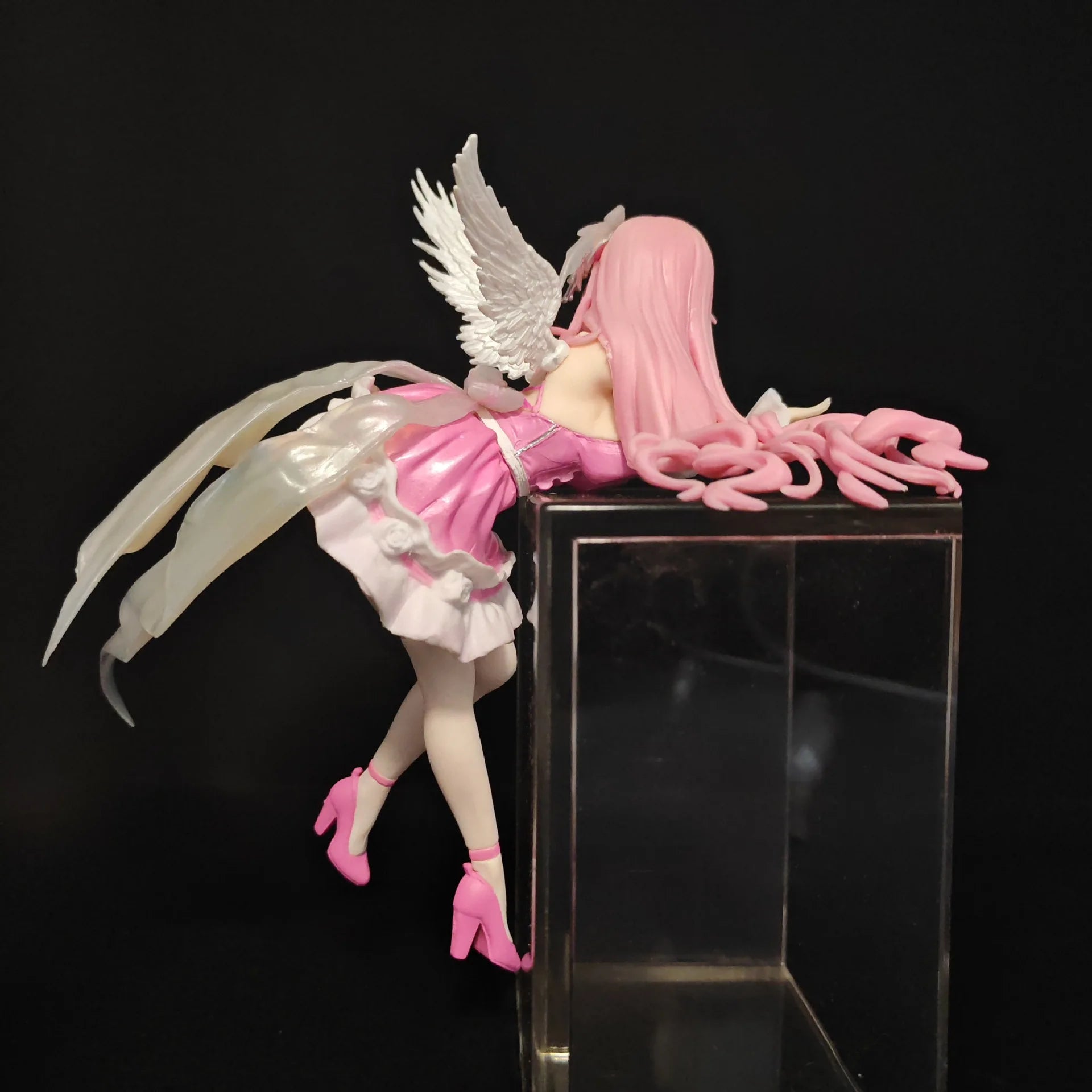 FuRyu Goddess of Victory NIKKE Dorothy Noodle Stopper Figure Pink Angel Wings Anime Girl PVC Statue collect Desk Ornament Gift