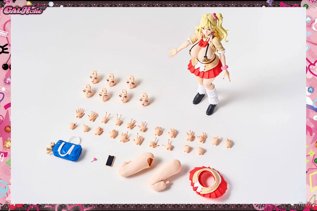In Stock Genuine AMAKUNI GALHolic 1/10 Seven Star Robot Assembly Beautiful Girl Action Figure Model Toys Ornament