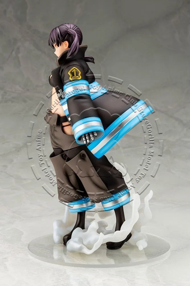 In Stock Original Genuine KOTOBUKIYA ARTFX J Fire Force Tamaki Kotatsu Figure Anime Statue Collectible Gift 195mm Ornament