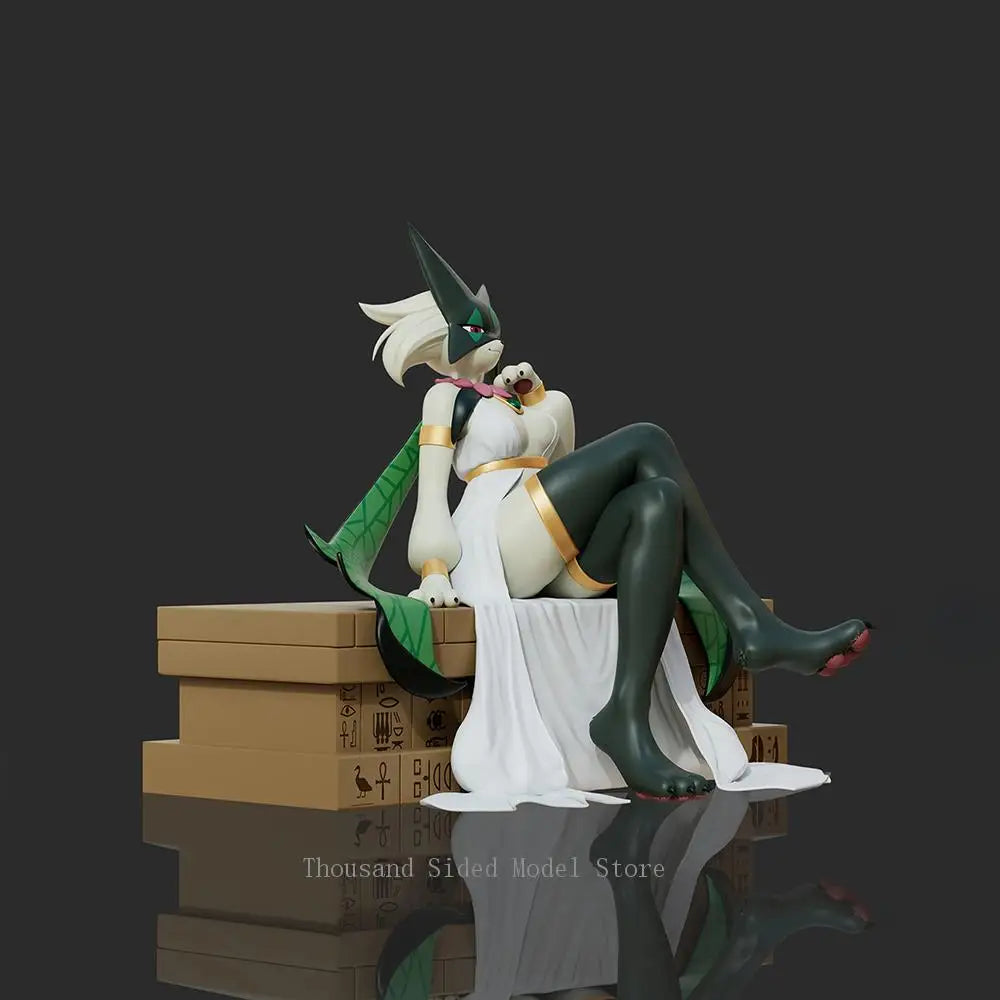 IN Stock IDPLAYER Pokemon Egyptian Dancer Meowscarada 1/8 Scale GK Model Toys Original Kawaii Anime Figure Collection Ornaments
