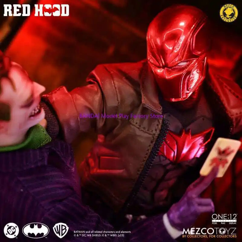 1/12 Scale Authentic Mezco 76224 Red Hood Ant-Man Action Figure Seven Inches Batman Police Officer Statue Collectible Toy Gift