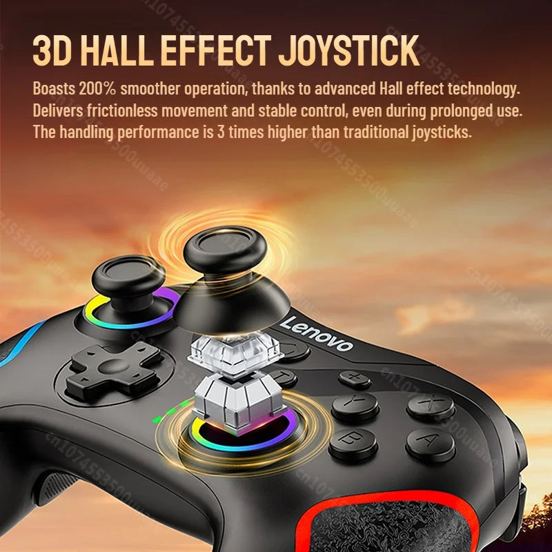 Lenovo S01 Wireless Gamepad for Switch/Switch 2/Switch OLED Tablet PC TV iPhone Android Cell Phones Bluetooth Game Controller
