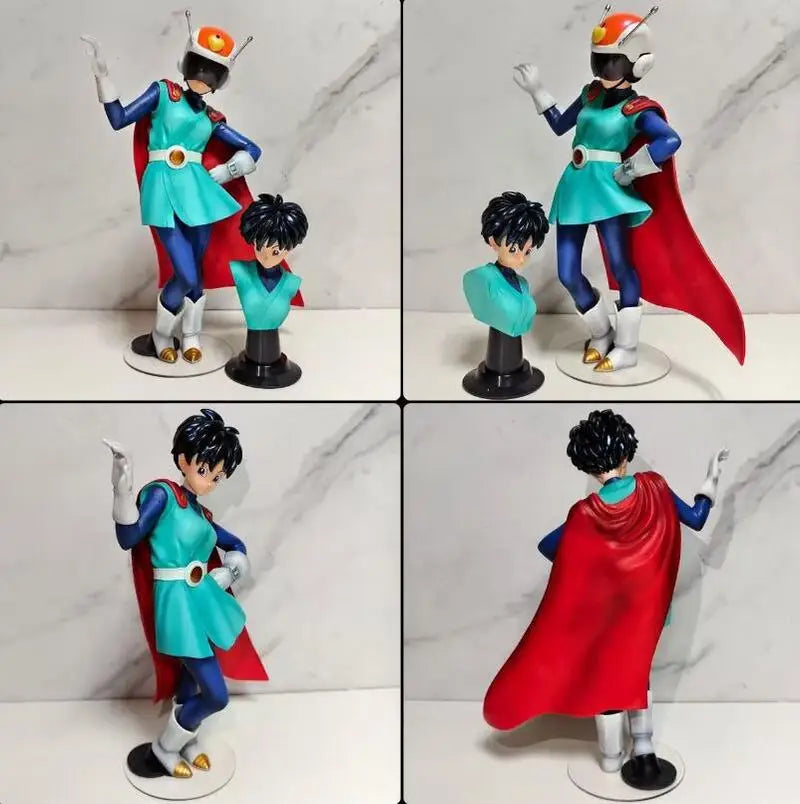 Dragon Ball Z Son Gohan Videl Figure Replaceab Heads Super Saiyan Pvc Action Figures Gk Statue Collection Model Toys Gifts