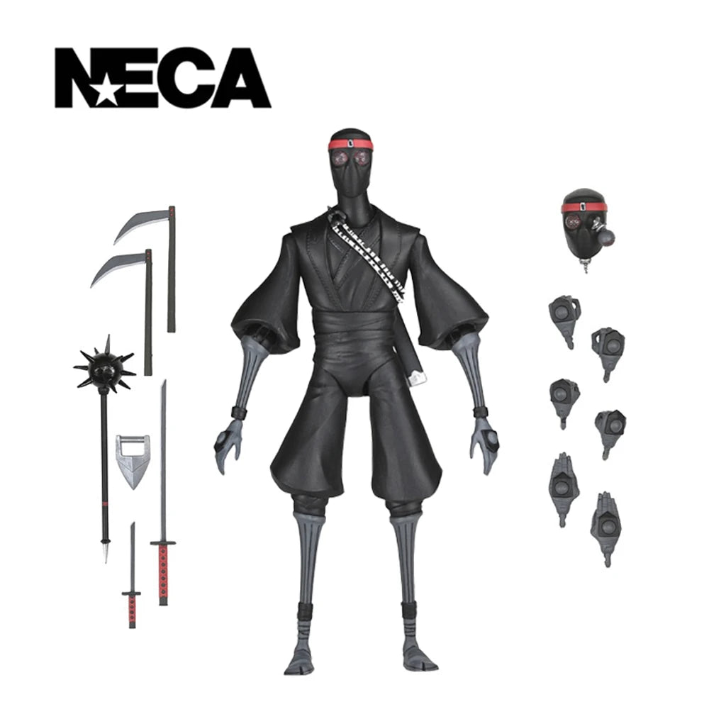 NECA Teenage Mutant Ninja Turtles - Ultimate Foot Soldier 7” Scale Action Figure Model Doll Garage Kit