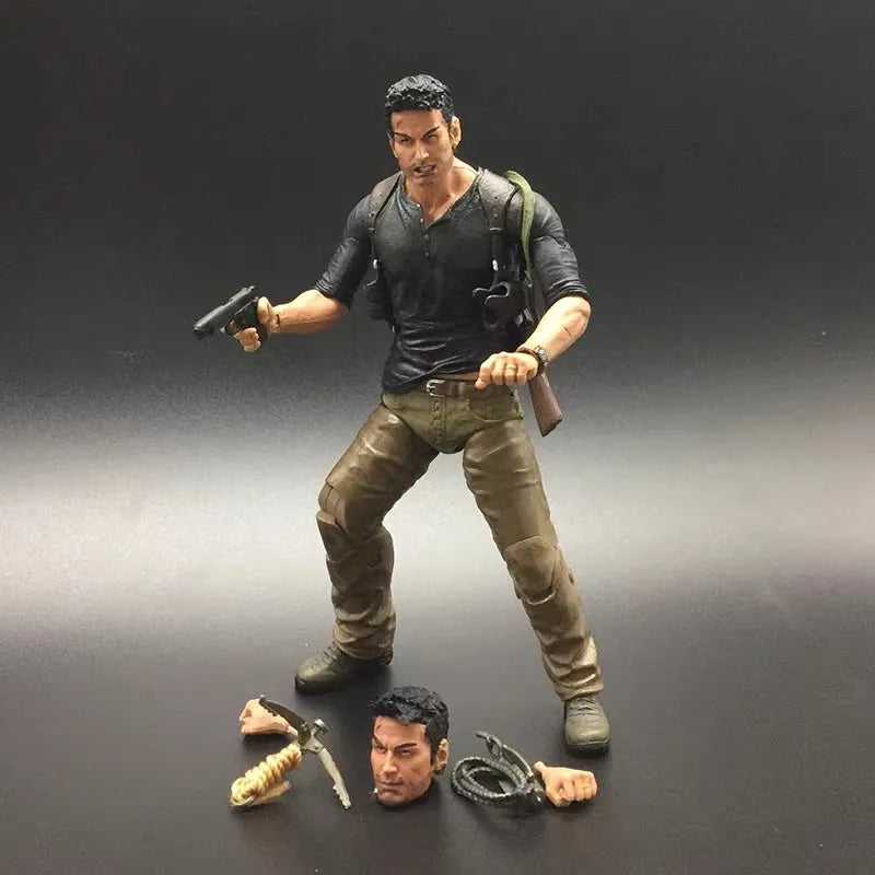 Uncharted 4 A thief's end NATHAN DRAKE Ultimate Edition PVC Action Figure NECA Figures Collectible Model Toy 7" 18cm
