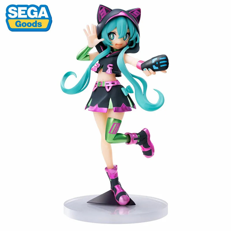 В наличност FuRyu SEGA TAiTO Hatsune Miku PVC серия Hatsune Miku кукла 14-18CM аниме екшън фигурки модел колекция играчка