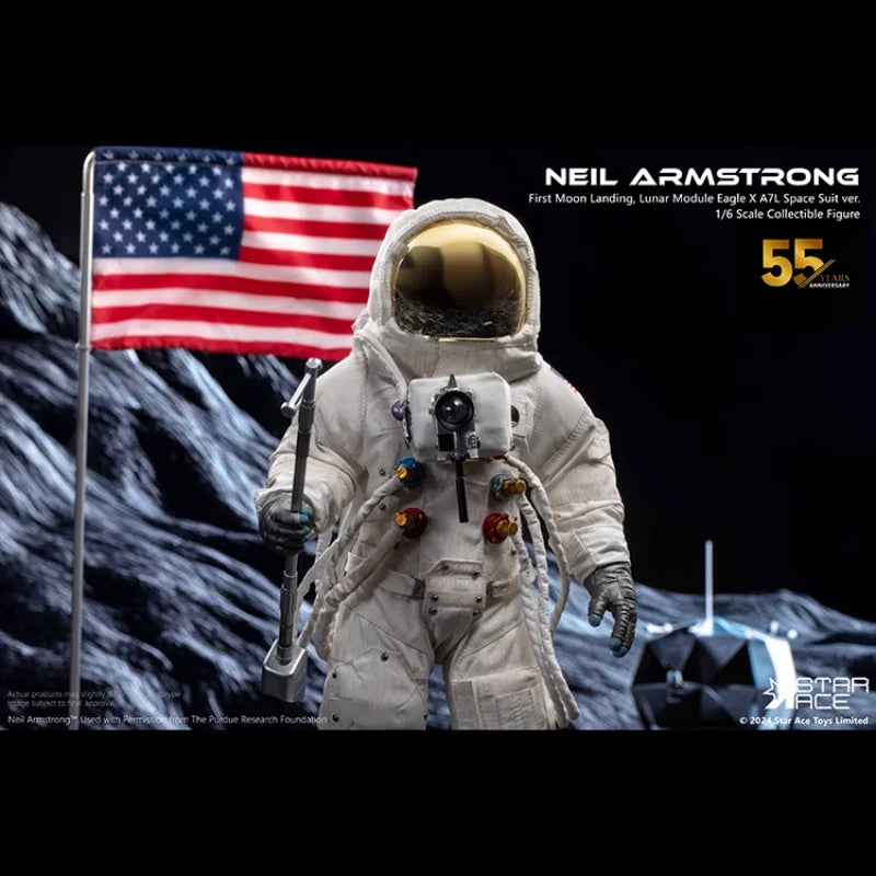 Original StarAce 1/6 Astronaut Neil Armstrong SA0141 Normal Edition & SA0142 Deluxe Edition Anime Doll Collection Gifts