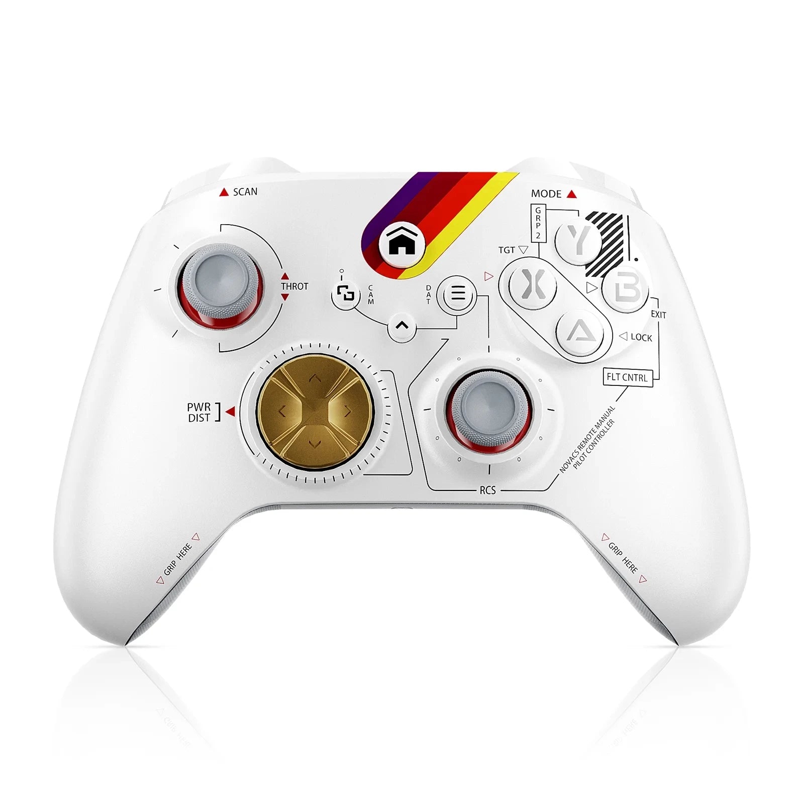 Wireless Controller For Xbox One Series X/S Pc Gaming Gamepad With 6-Axis Gyro Sensor Dual Vibration Hall Effect  Wifi Joystick