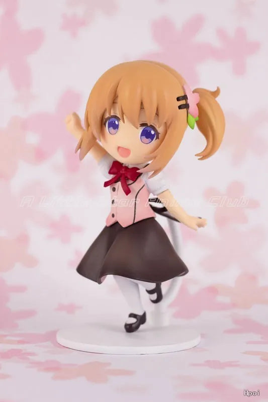In Stock Original PLUM Is The Order A Rabbit? BLOOM 5-person Mini Figure Series Animation Figure Model Collection Toys