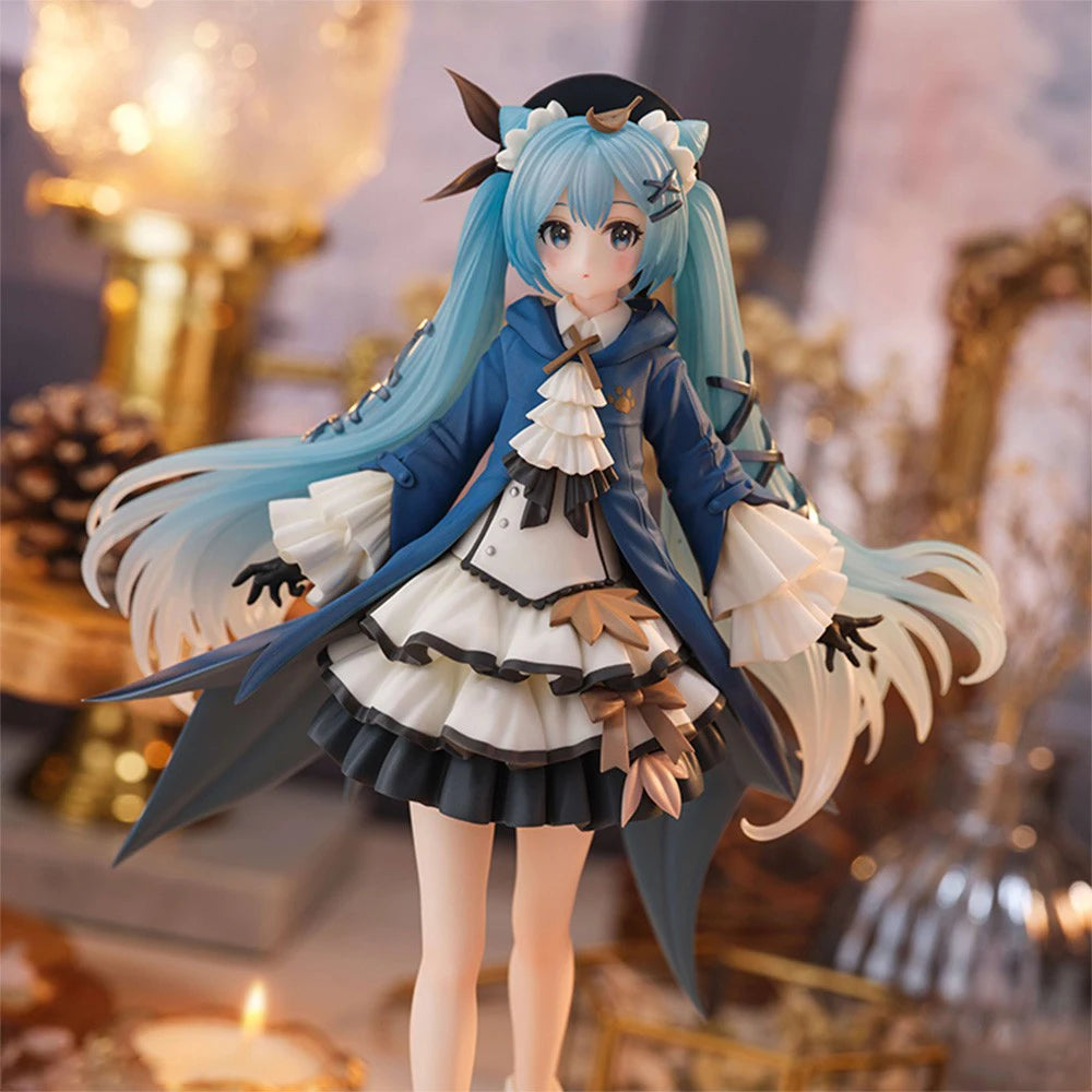 SEGA Original S-FIRE Hatsune Miku (Autumn Outing) Action Anime Figure PVC Model Decoration 22CM Collectible Toys In Stock