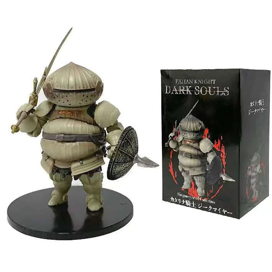 13CM Anime Game Dark Souls Siegmeyer Figure Q Version Dark Souls Sculpt Collection Standing Model Toy Gift Aciton Figure