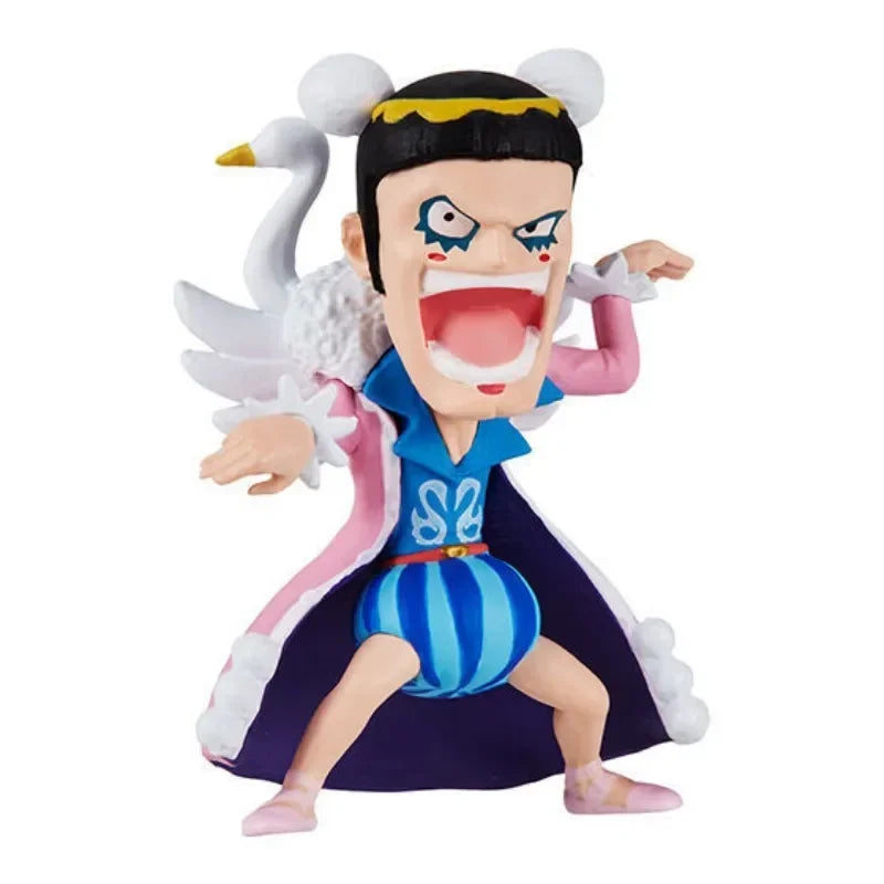 Bandai Original Gashapon One Piece Onepi No Mi 09 Nico Robin Rob Lucci Bon Clay Anime Action Figures Toys Gifts