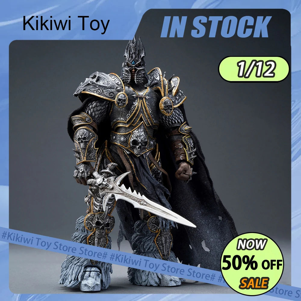 TITAN Toys 1/12 Arthas Prince Figure Dead King Frost Knight Action Figure Lich King Figurine Statue Model Collection Toys Gifts