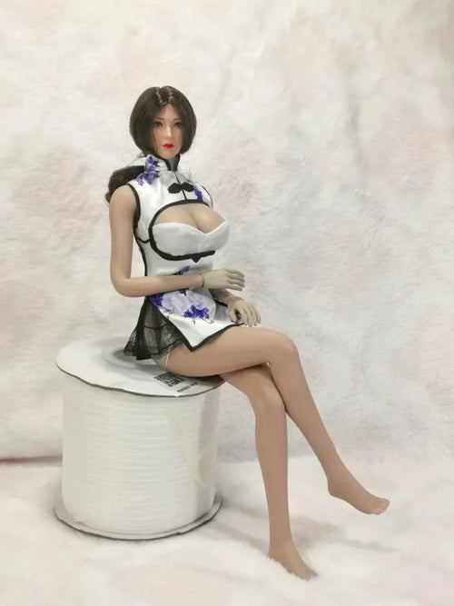 1/6 Scale female dolls clothes model Cheongsam skirt for 12'' TBLeague JIAOU DOLL action figure body model