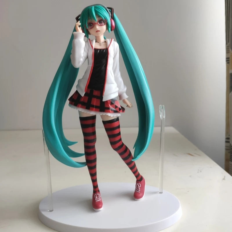 SEGA Original Genuine Project DIVA Arcade Future Tone Hatsune Miku SPM Figure Natural Ver 24cm Collections Model Figure Toy Gift