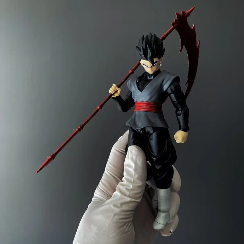 【In Stock Soon！】 VITOFORGE VF Studio Dragon Ball SHF ‘‘Unknown Scythe Lord’’ Black Goku/Gohan 1/12 Action Figures Anime Figures