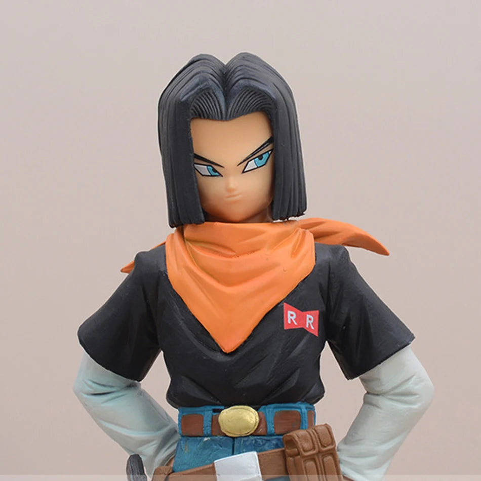 22 см аниме Dragon Ball Z Android 17 18 фигурка Android 18 PVC екшън фигурки колекция модели играчки за деца коледни подаръци