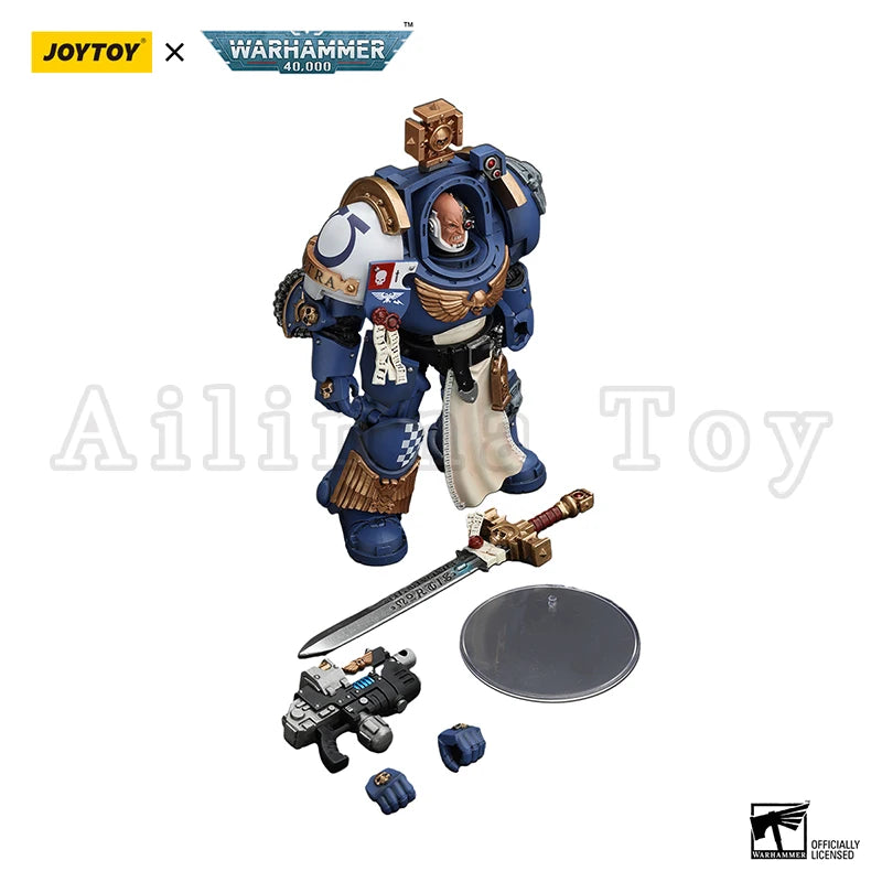 JOYTOY 1/18 Action Figure 40K Ultramarines Captain In Terminator Armour Anime Collection Military Model