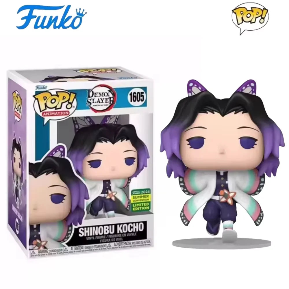 Funko Pop Muichiro Tokito Action Figure Anime Demon Slayer Series Kochou Shinobu Model Limited Edition Collect Original Gifts