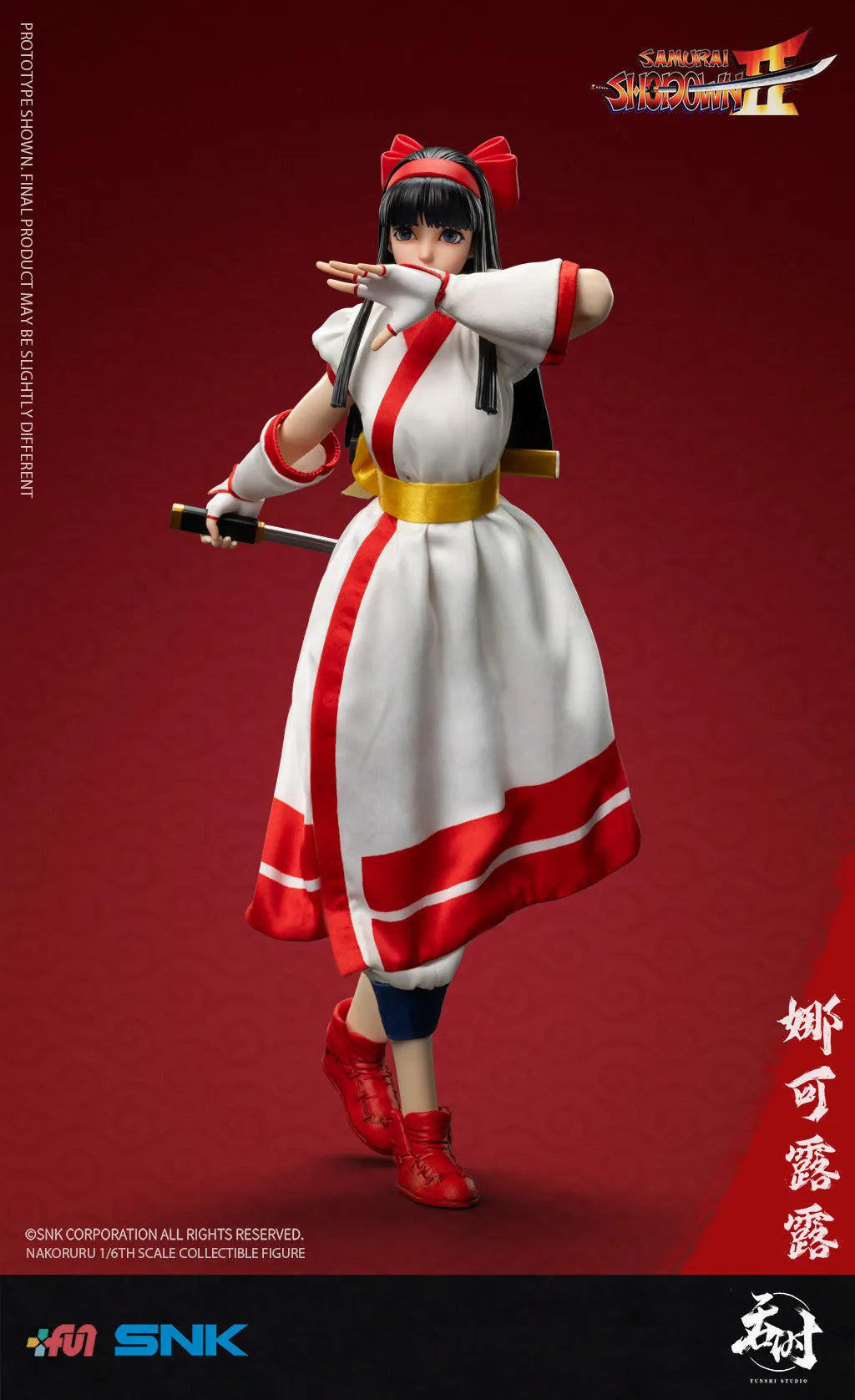 In Stock TUNSHI STUDIO Nakoruru Model Toys 1/6TH SCALE COLLECTIBLE FIGURE Samurai Shodown