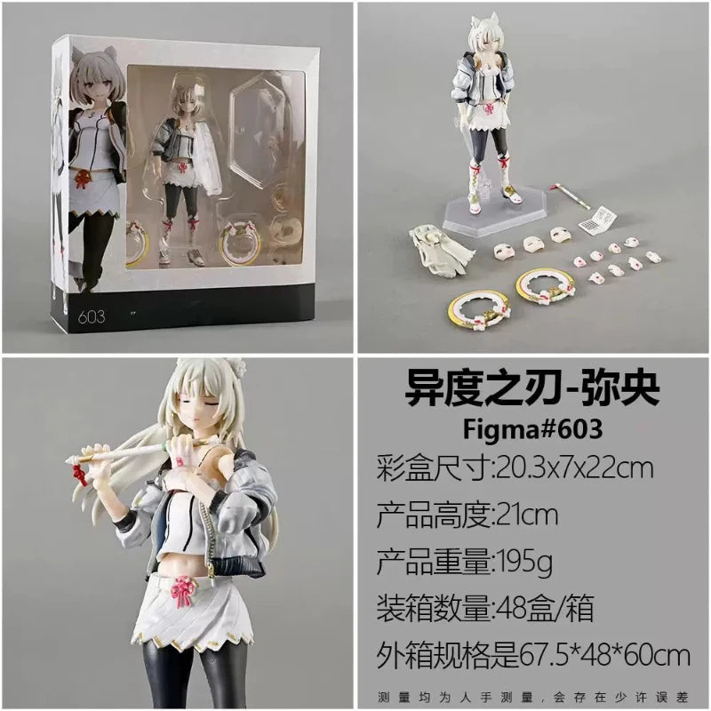 Gsc Figma 603 Xenoblade 3 Mio Articulated Action Figure Collectible Anime Model For Collection Desktop Room Display