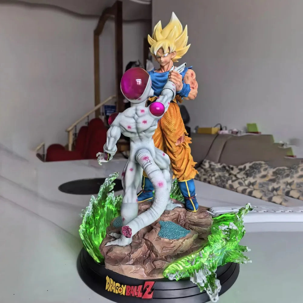 1/6 Dragon Ball Frieza Vs Son Goku Anime Figure Peripheral Resin Model Statue Desktop Decoration Ornaments Birthday Gifts Toys