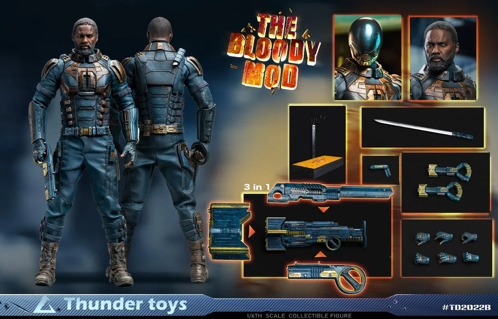 In Stock 1/6 Thunder Toys The Suicide Squad Polka Dot Man Bloodsport Action Figure Movable Joint Accessory Set Trendy Toy Gifts