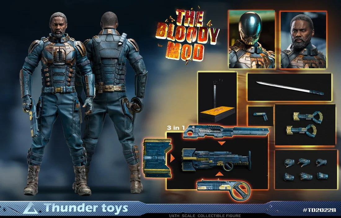 In Stock 1/6 Thunder Toys The Suicide Squad Polka Dot Man Bloodsport Action Figure Movable Joint Accessory Set Trendy Toy Gifts