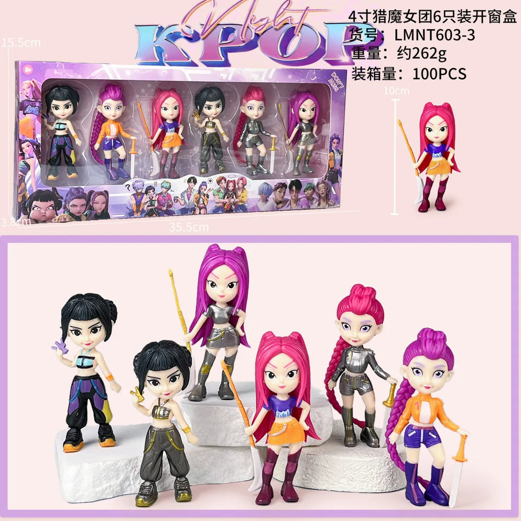 2026 NEW Kpop Figure Model Toy Pvc Cartoon Gaming Peripherals Desk Decoration Collection Figures Model Toy for Kid Gift