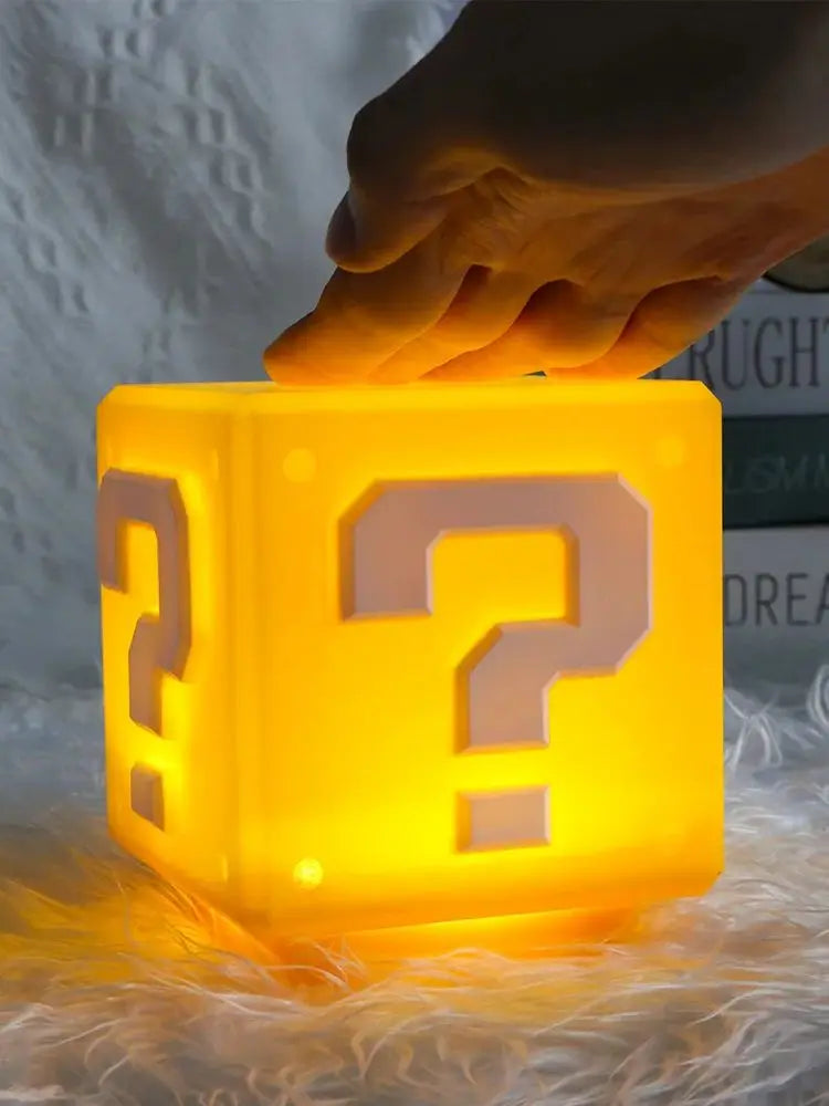 LED Question Mark Night Light Games Toy Children Astronaut Atmosphe Bedroom Table Lamp USB Charging Kids Birthday Christmas Gift