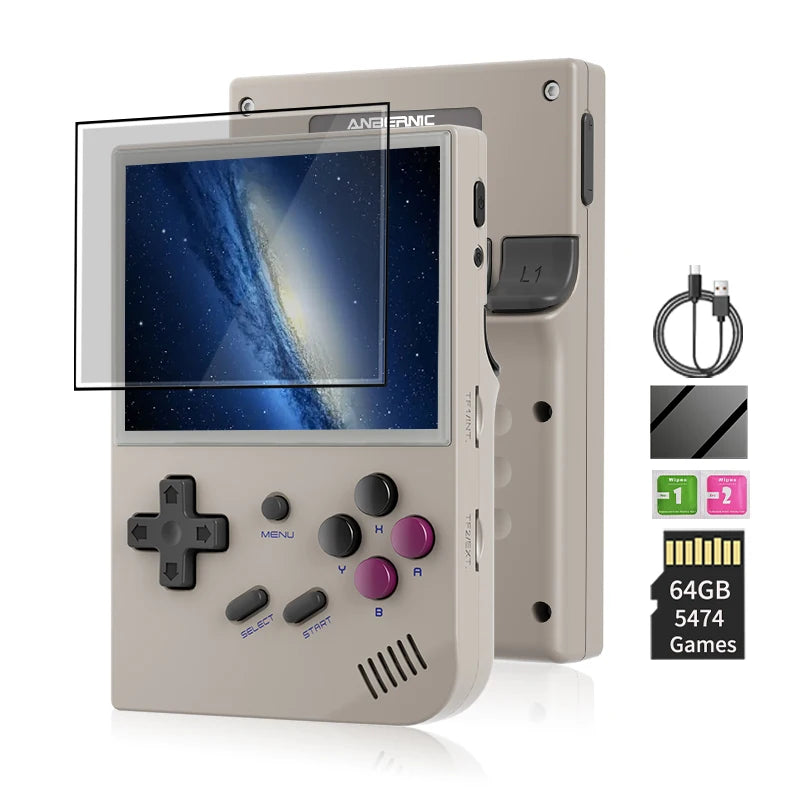 ANBERNIC RG35XX Handheld-Spiel-Player Linux Dual OS Offizielles GarlicOS 2600 mAh 3,5 Zoll IPS HD TV-Ausgang Tragbare Retro-Gaming-Konsole