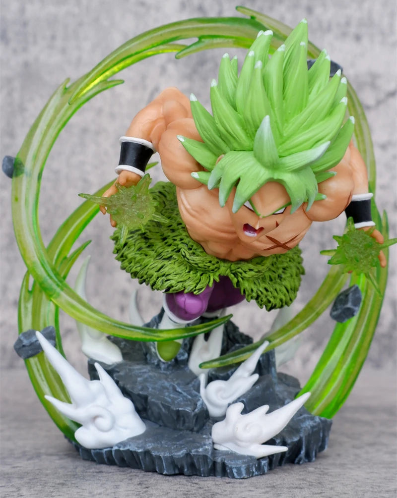 Anime Dragon Ball Super Broly Super Saiyan Broli Battle Ver. PVC Action Figure Statue Collection Model Kids Toys Doll Gifts 16cm