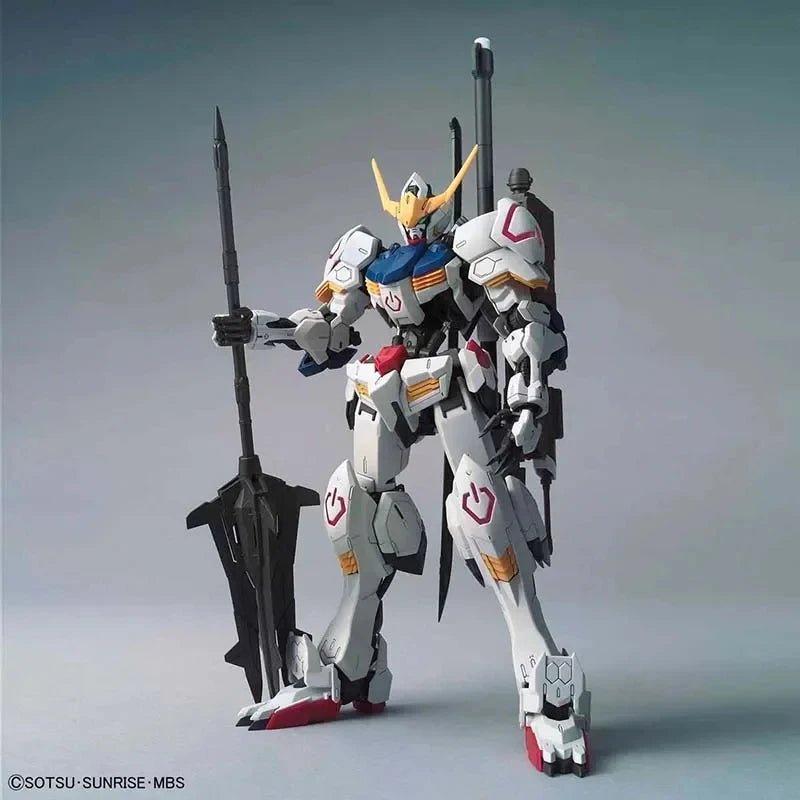 Bandai 1/100 Mg Barbatos Fourth Form Iron-Blooded Orphans Gundam Model Kit Gundam Mecha Warrior Figure Garage Educational Toy